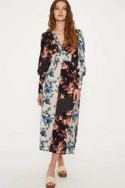 Best Oasis Mixed All Over Floral Spot Printed Dress Multi