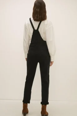 Hot Oasis Mom Dungaree Mid Wash