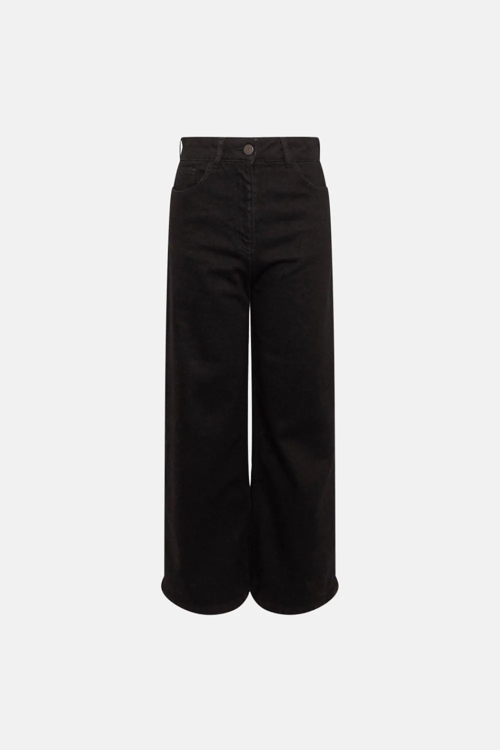 New Oasis Organic Crop Wide Leg Jean Indigo
