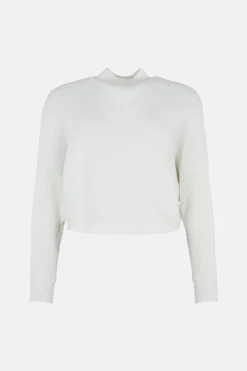 Fashion Oasis Ottoman High Neck Jumper Sage