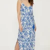 Outlet Oasis Paisley Print Strappy Maxi Dress Multi