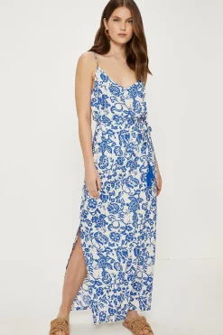 Outlet Oasis Paisley Print Strappy Maxi Dress Multi