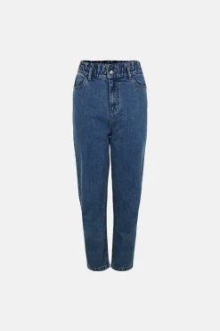 Outlet Oasis Paperbag Tapered Jean Pale Wash