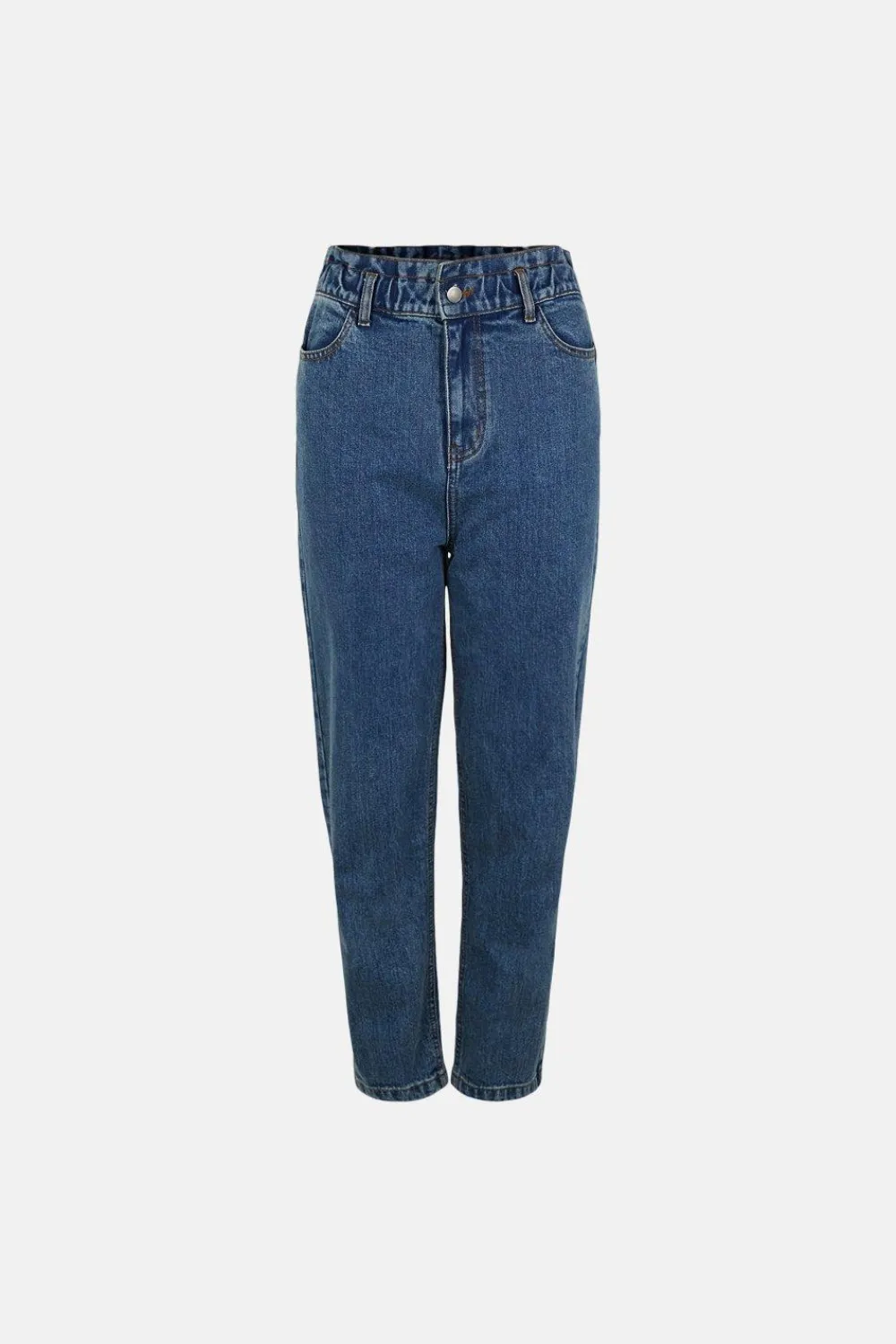 Outlet Oasis Paperbag Tapered Jean Pale Wash