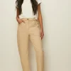 Hot Oasis Patch Pocket Barrel Leg Jean Ecru