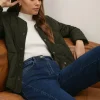 Fashion Oasis Petite Barrel Jean Mid Wash