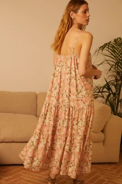 Outlet Oasis Petite Daisy Printed Strappy Midi Dress Floral