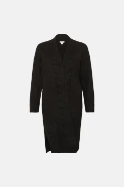 Fashion Oasis Petite Edge To Edge Oversized Cardigan Black