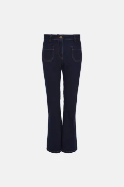 Outlet Oasis Petite Frankie Flare Jean Indigo