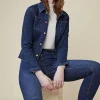 Hot Oasis Petite Jade Organic Mid Rise Skinny Jean White