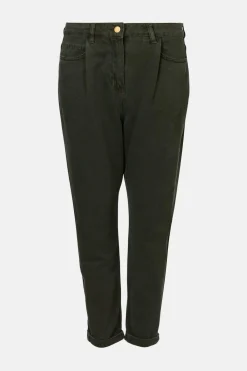 Clearance Oasis Petite Mom Jean Khaki