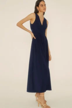 Discount Oasis Petite Premium Jersey Ruched Maxi Dress Sage