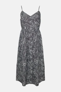Online Oasis Petite Printed Chambray Midi Dress Multi