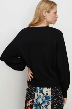 Sale Oasis Petite Slash Neck Knitted Jumper Blush