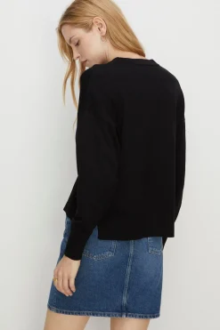 Online Oasis Petite Slouchy Jumper Black