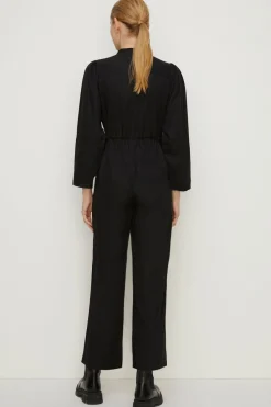 Clearance Oasis Petite Tencel Jumpsuit Black