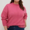 Discount Oasis Plus Size Cosy Longline Rib Detail Jumper Oatmeal