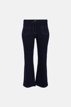 Discount Oasis Plus Size Frankie Flare Jean Indigo