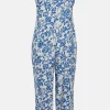 Best Oasis Plus Size Paisley Print Strappy Jumpsuit Multi