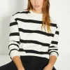 Clearance Oasis Premium Boxy Sweatshirt Stripe