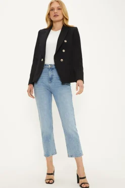 Outlet Oasis Premium Double Breasted Blazer Ivory