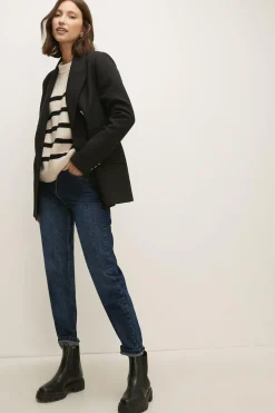 Clearance Oasis Premium Longline Blazer Black