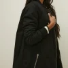 Fashion Oasis Premium Maxi Bomber Neutral