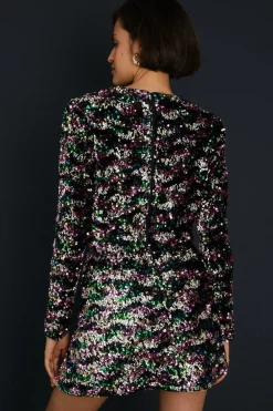 Discount Oasis Premium Mixed Sequin Mini Skirt Multi