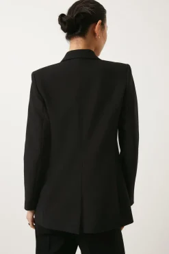 New Oasis Premium Single Breasted Patch Pocket Blazer Black