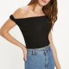 Online Oasis Premium Slinky Double Layer Asymmetric Body Black