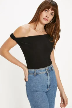 Online Oasis Premium Slinky Double Layer Asymmetric Body Black