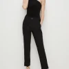 Outlet Oasis Premium Slinky Double Layer One Shoulder Body Black