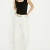 Hot Oasis Premium Slinky Double Layer Scoop Neck Vest Black