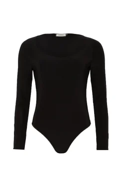 Clearance Oasis Premium Slinky Double Layer Sweetheart Body Black