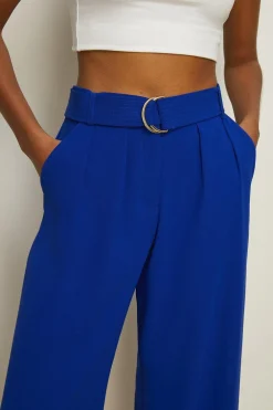 Discount Oasis Premium Tailored Wide Leg Trouser Yellow