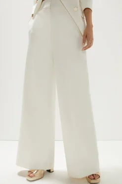 Hot Oasis Premium Tailored Wide Leg Trousers Orange