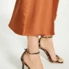 Fashion Oasis Print Heeled Sandal Leopard