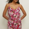 Discount Oasis Print Strappy Mini Dress Floral