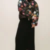 Outlet Oasis Printed Zip Through Padded Coat Multi