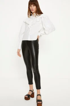 Hot Oasis Pu Legging Black
