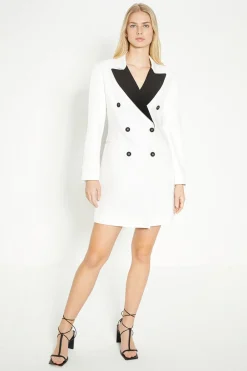 Best Oasis Rachel Stevens Contrast Blazer Dress Mono