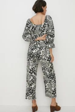 Discount Oasis Rachel Stevens Petite Paisley Floral Jumpsuit Mono