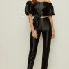 Best Oasis Rachel Stevens Satin Twill Co Ord Trouser Black