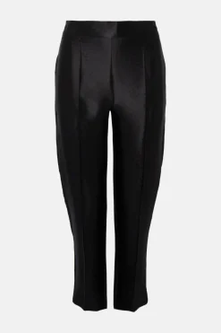 Best Oasis Rachel Stevens Satin Twill Co Ord Trouser Black