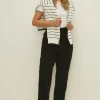 Online Oasis Relaxed Paperbag Belted Jogger Black