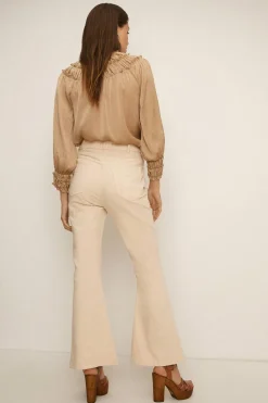 Sale Oasis 70S Patched Pocket Jean Pale Wash