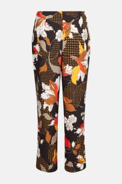 Best Oasis 70's Printed Coord Straight Leg Trouser Multi