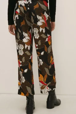 Best Oasis 70's Printed Coord Straight Leg Trouser Multi