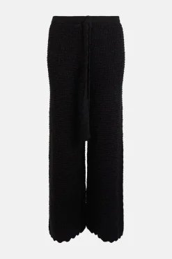Sale Oasis Scallop Edge Stitch Detail Knit Trouser Mango