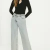Online Oasis Scuba Crepe Bow Detail Top Black